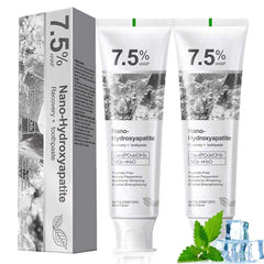 Hydroxyapatite toothpaste tube with Gentle Mint formula