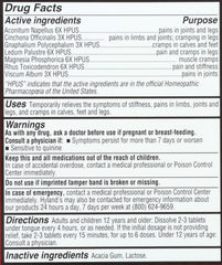 Hyland's Leg Cramps blister pack