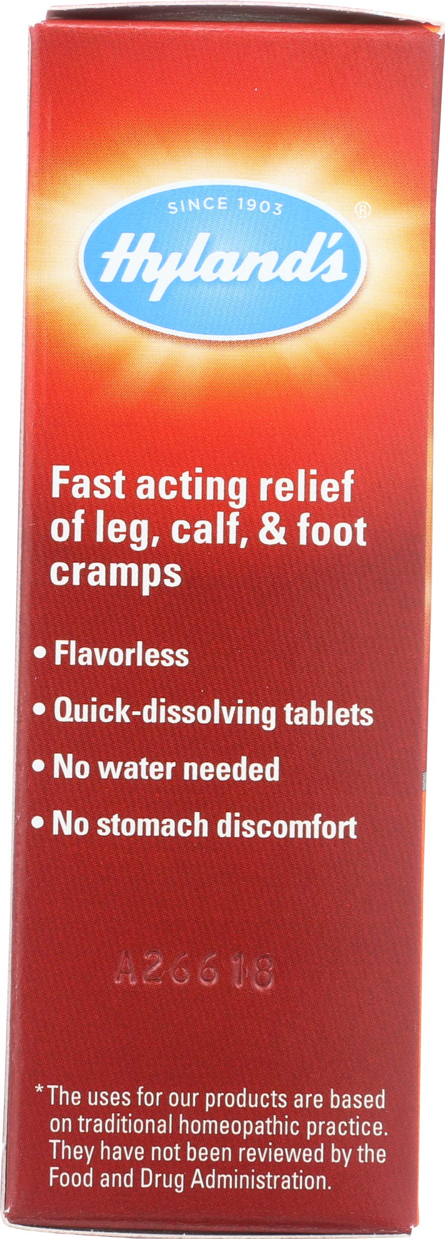 Box of Hyland's Leg Cramps with tablets