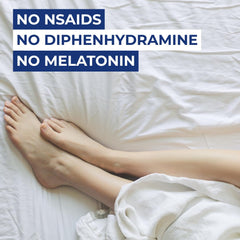 Hyland's Leg Cramps PM eases foot cramps fast for better sleep.