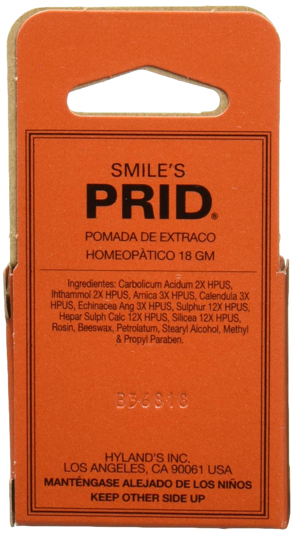 Hyland's Pride Drawing Salve 18 g packaging and label