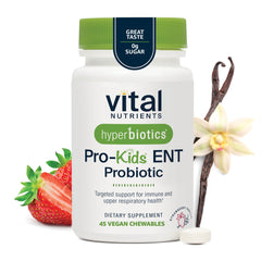 Hyperbiotics Vital Nutrients Pro Kids Probiotic ENT product bottle for kids