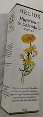 Close-up of Hypericum and Calendula Cream tube