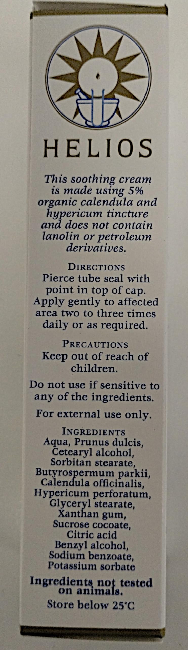 Gentle application of herbal cream for delicate skin