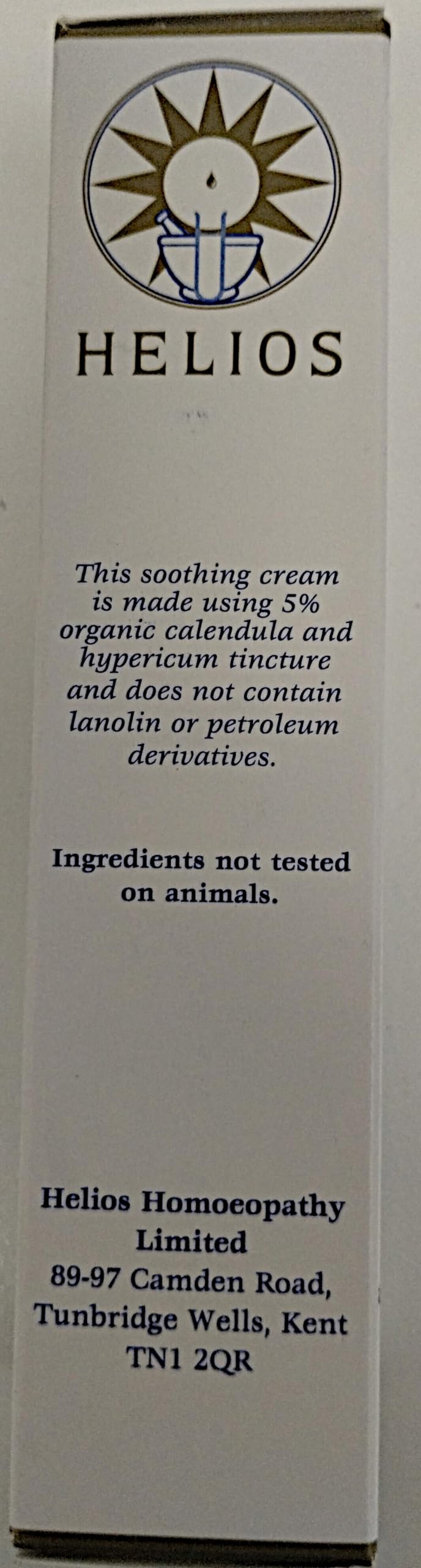 Natural ingredients in bowl for Hypericum Calendula cream