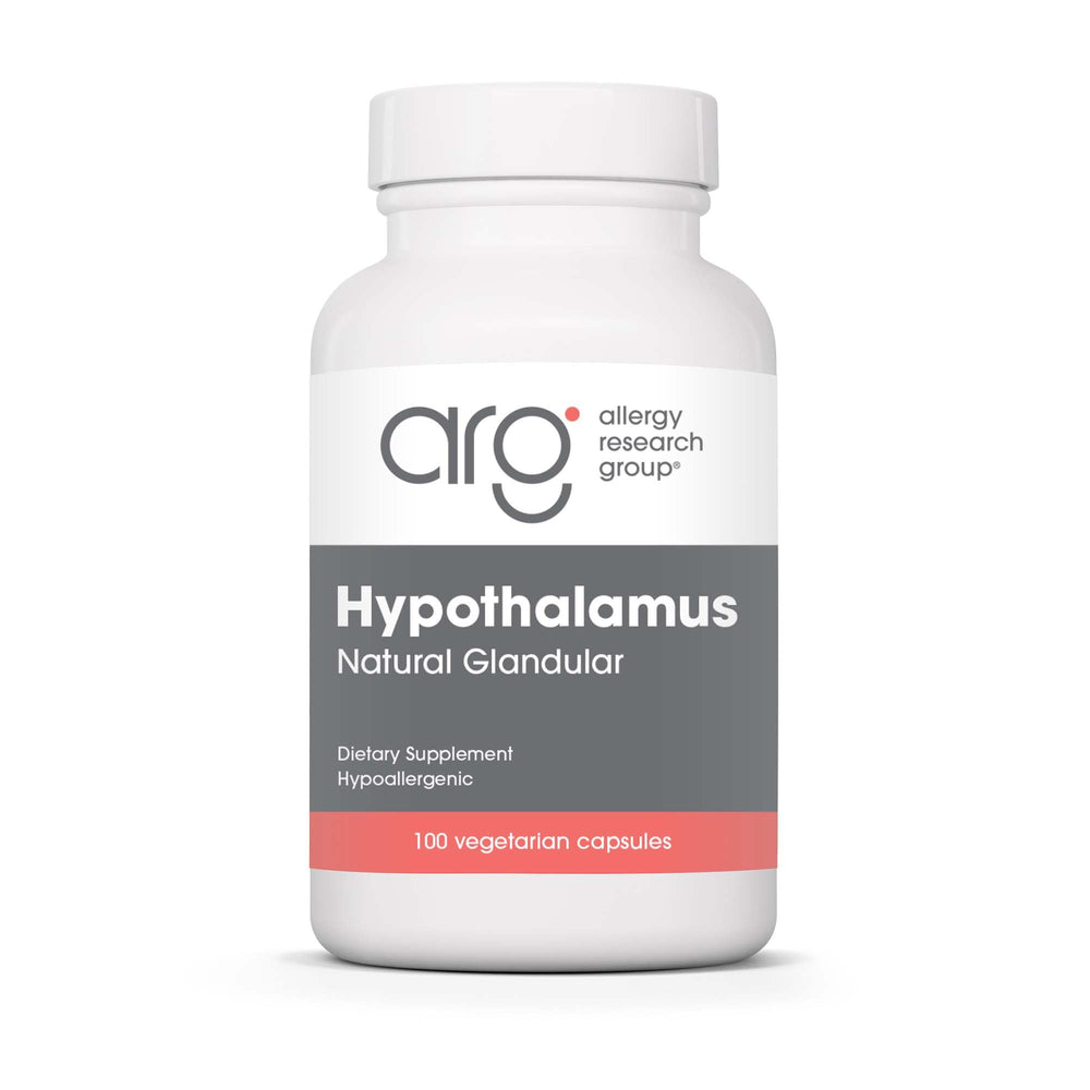 Allergy Research Group Hypothalamus supplement bottle with 100 Vegicaps