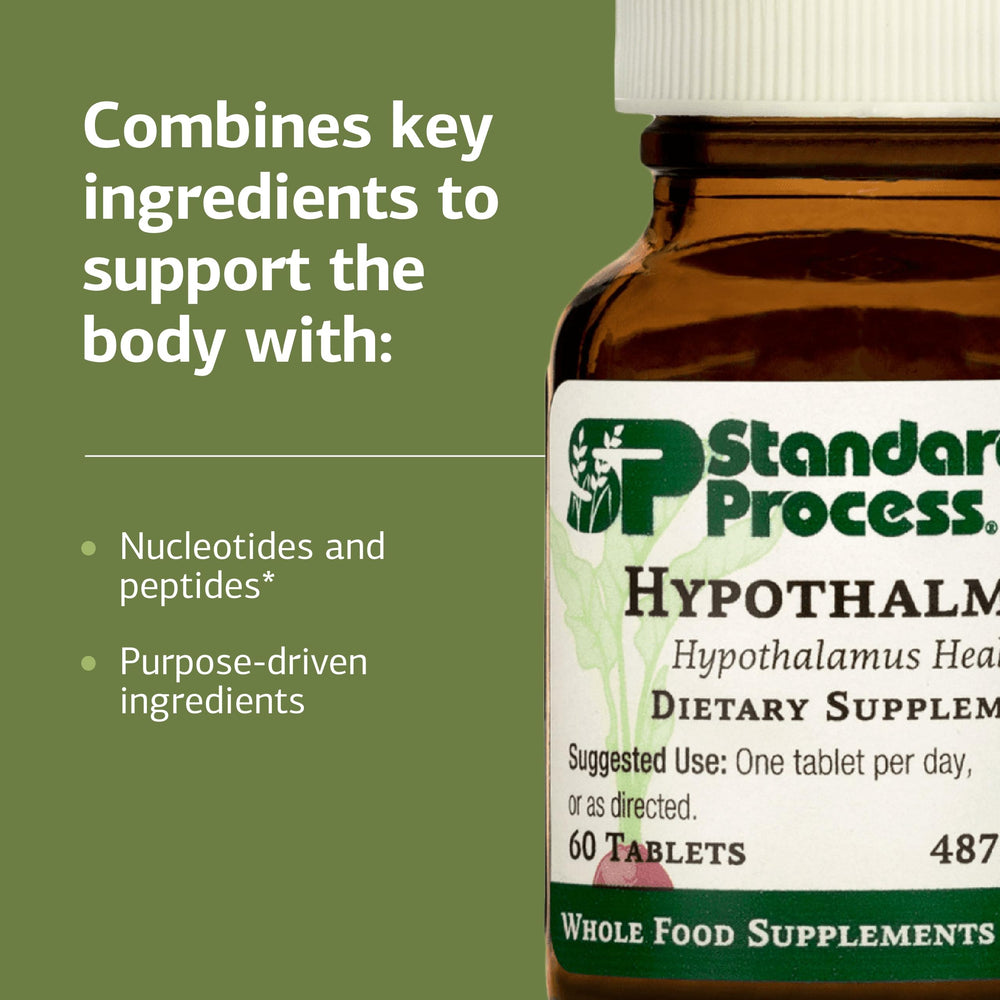 Graphic depicting porcine hypothalamus cytosol extract