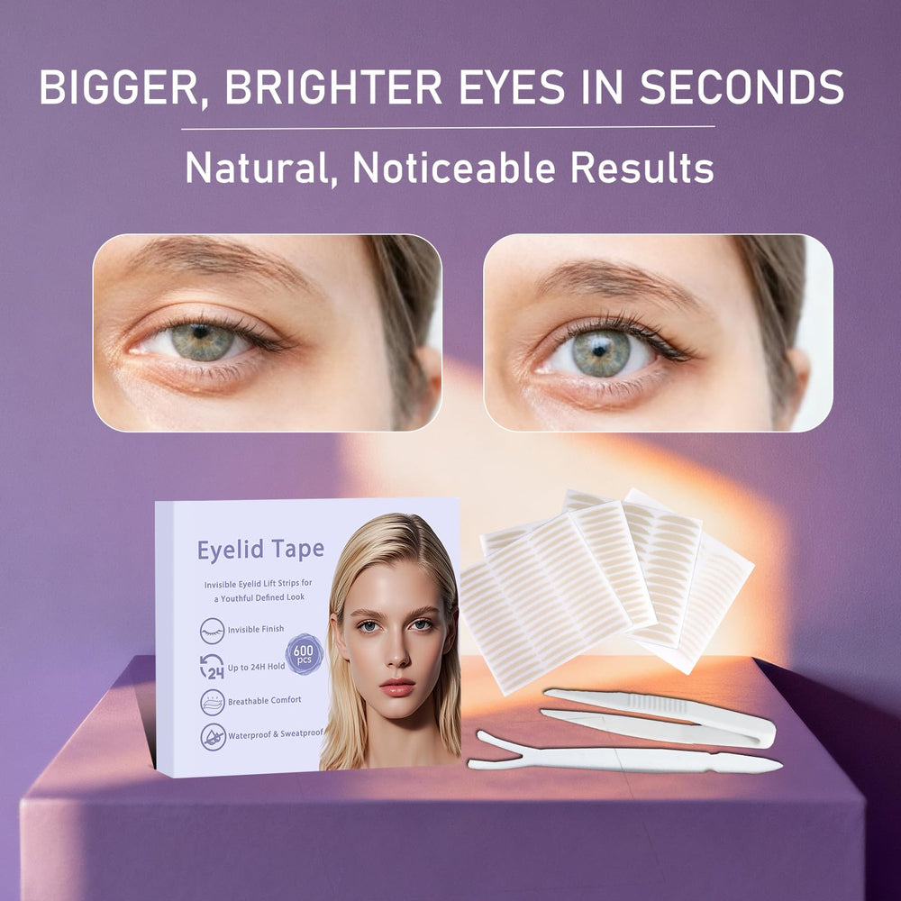 HZFYVBC eyelid tape natural crease definition nearly undetectable in photos