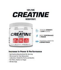 Serving scoop with 5 g creatine per serving
