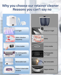 Ideal for dentures, aligners, braces, night guards and jewelry.