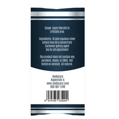 Product packaging and box for ibodycare Super Silver Gel