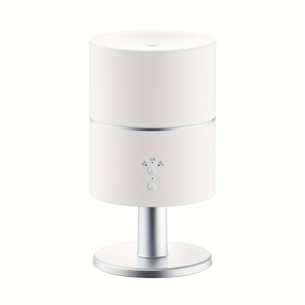 IBRISFULHOM aroma diffuser-lamp demonstrates calming illumination for living spaces