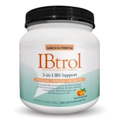 IBtrol bottle with natural orange flavor label