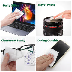 Safe for anti-reflective coatings and blue light lenses