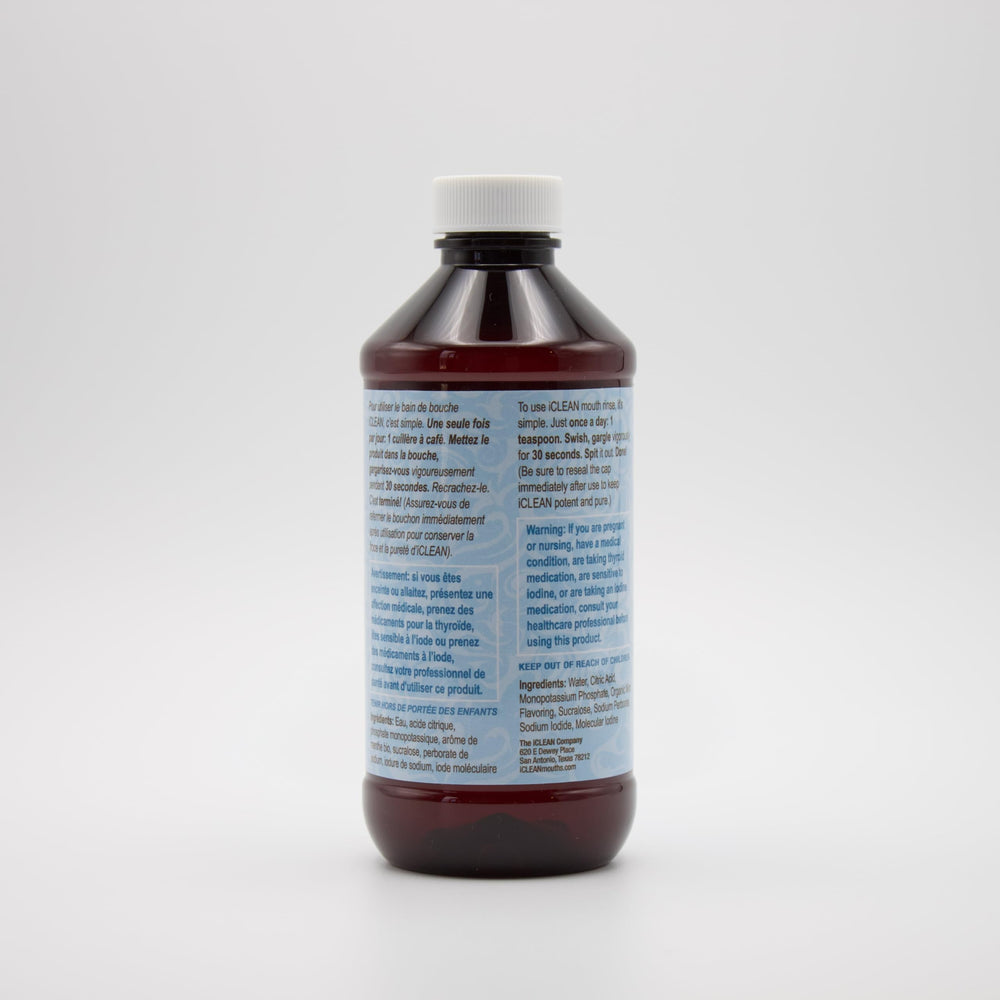 Fresh breath concept associated with iCLEAN Mouthwash