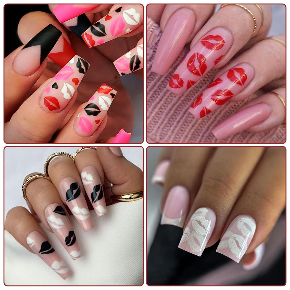 IDDFEVE accent nail ideas showcase stylish Valentine looks.