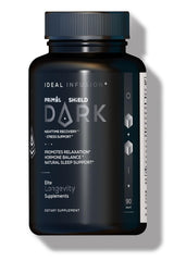 Ideal Infusion nighttime recovery bottle with product label