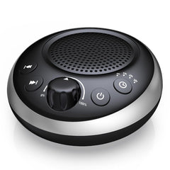 iDealSleep Sound Machine front view shows compact design for travel sleep convenience.