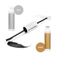 iEnvy primer-seal dual-tube showcased for residue removal and lash locking.