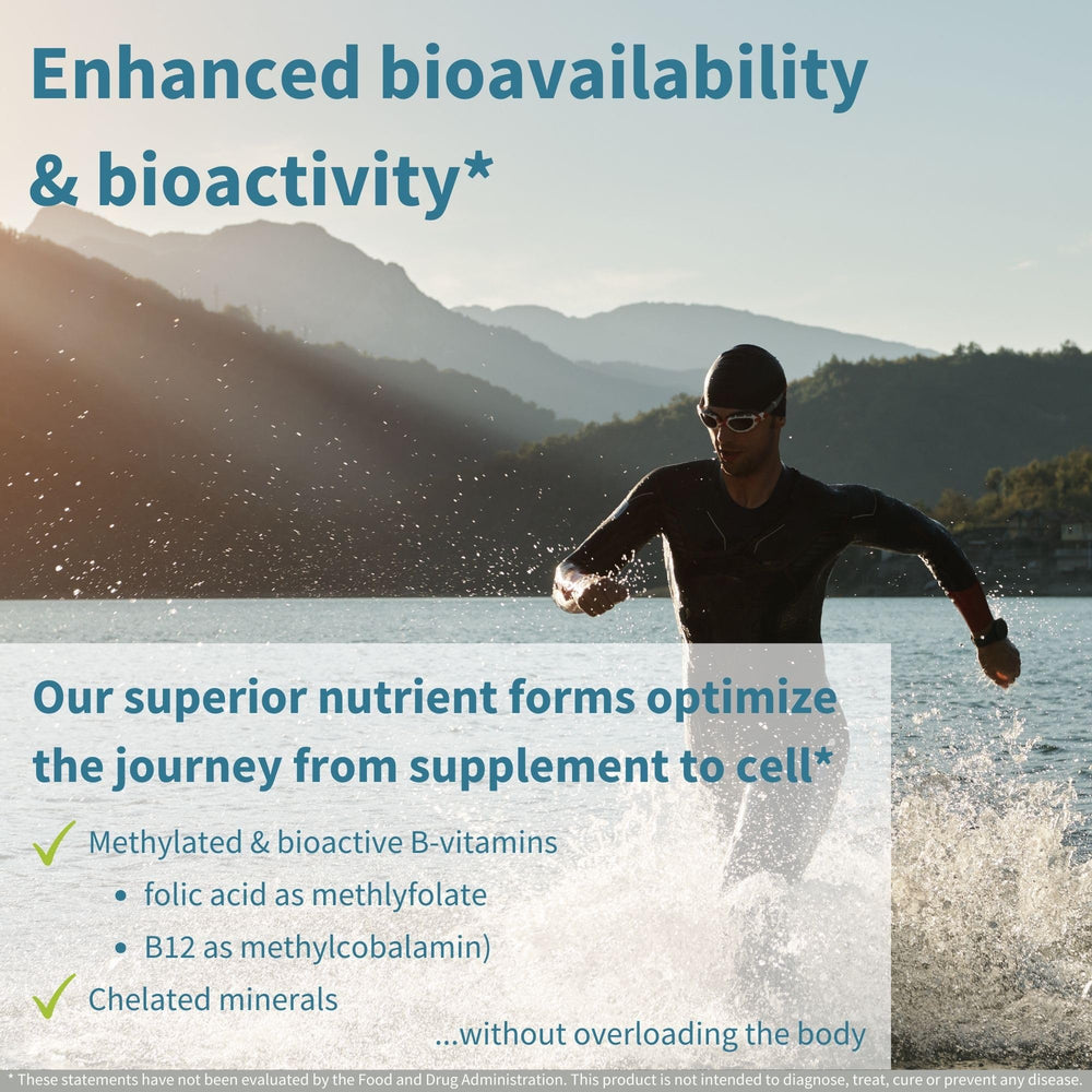 Igennus Methylated Men's Multivitamin packaging UK demonstrates quality and GMP manufacturing