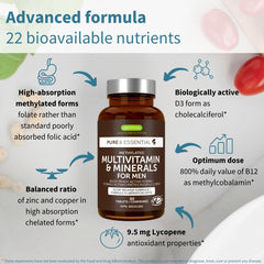 Packaging view: Igennus Methylated Men's Multivitamin box and bottle