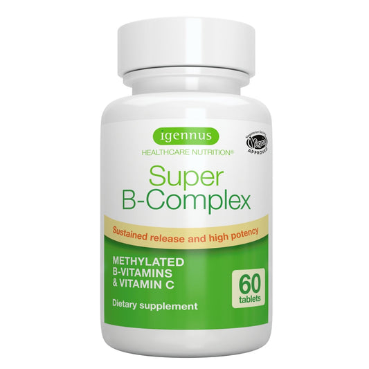Igennus Super B-Complex methylated B vitamins 60 tablets