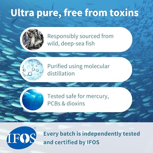 IFOS certification seal on Igennus Omega-3 packaging