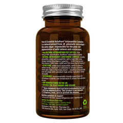 Astaxanthin benefits for eyes, skin and joints concept image