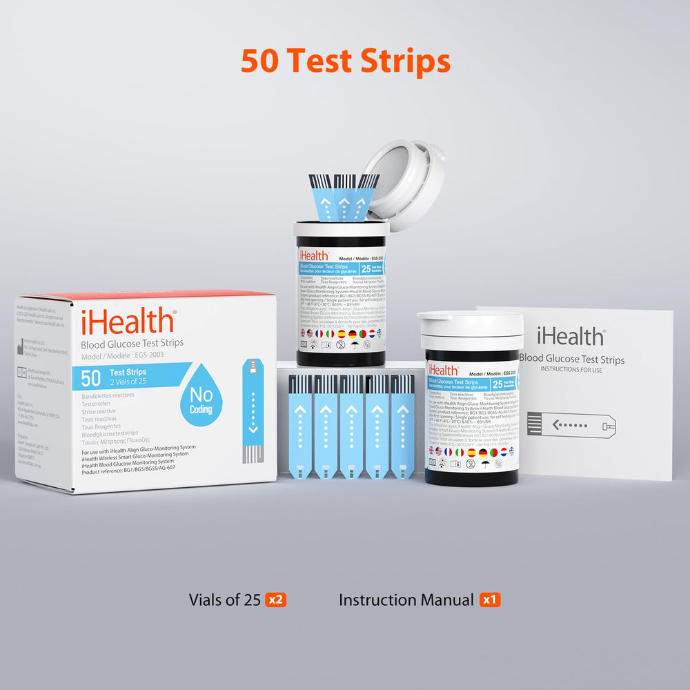 iHealth two-vial packaging preserves strip freshness and minimizes light exposure