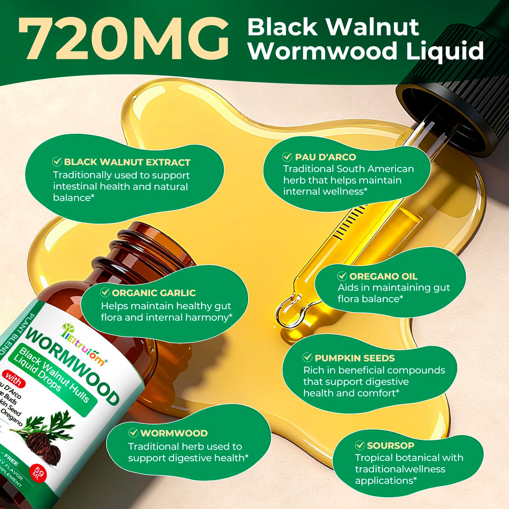 Herbal tincture dropper prepared for daily digestive and immune support
