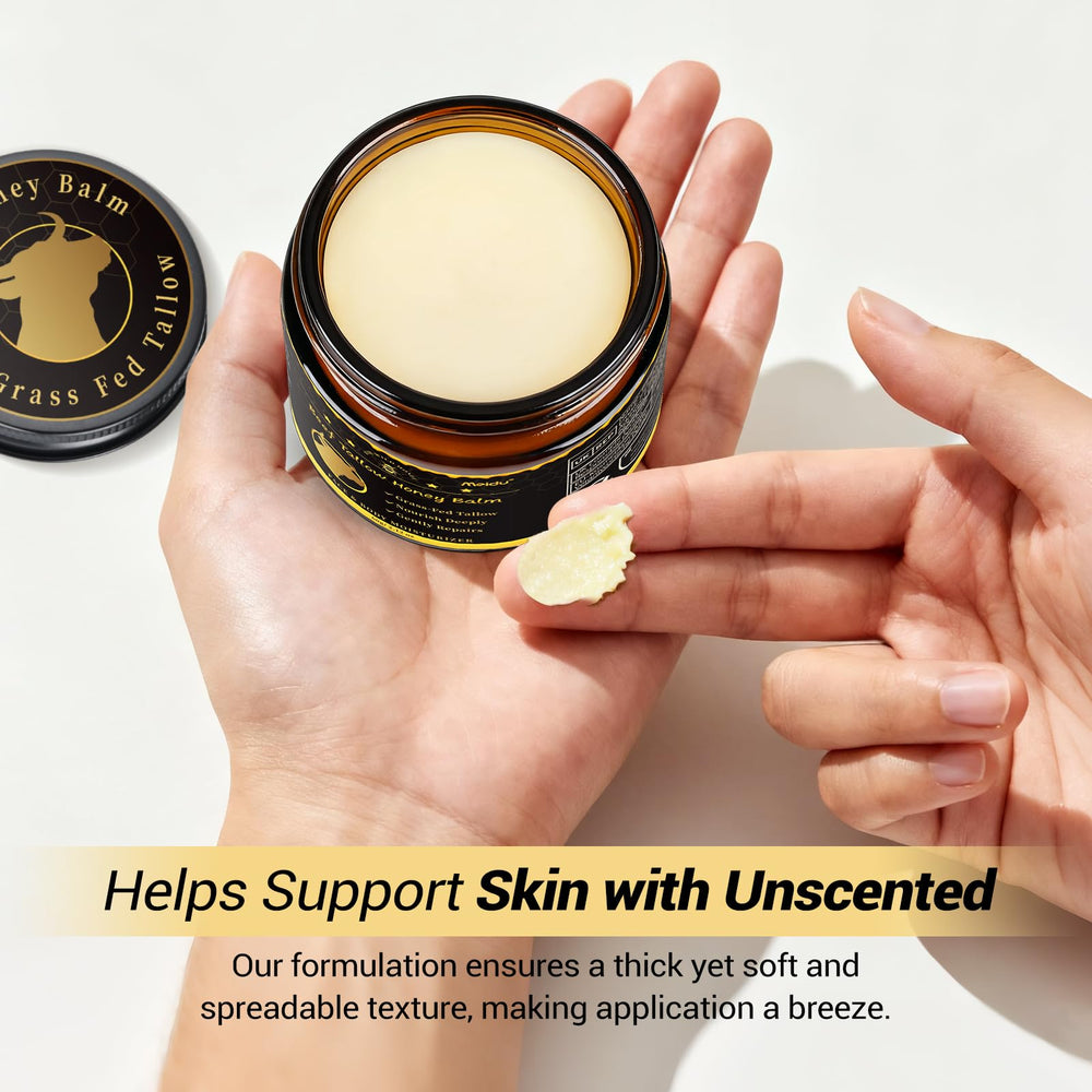 IIIMEIDU balm packaging and natural formula close-up.
