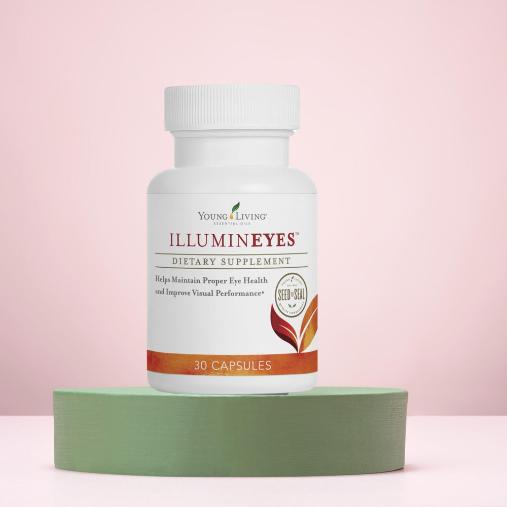 Close-up of IlluminEyes 30-count bottle