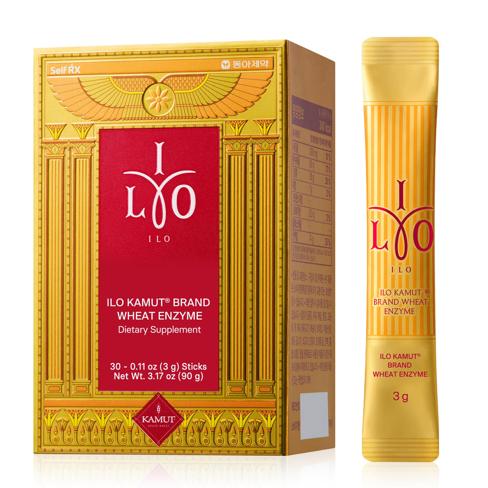 ILO Kamut Enzyme Complex bottle – front view