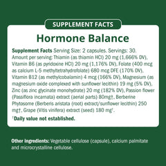 Semaine Daily Hormone Balance – Vegan Capsule for Clearer Skin, Balanced M moods & Deeper Sleep (60 ct)