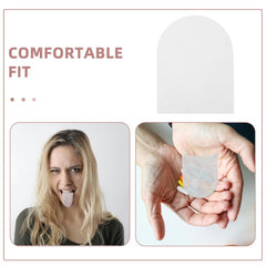 Healvian Disposable Tongue Covers - Non-Bitter Tongue Protector Sleeves (50 Pcs)