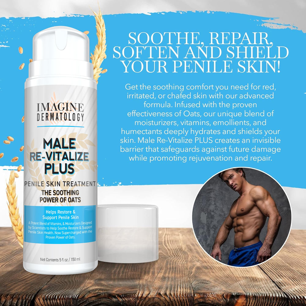 Imagine Dermatology USA-made packaging emphasizing safety-tested formula for sensitive skin.