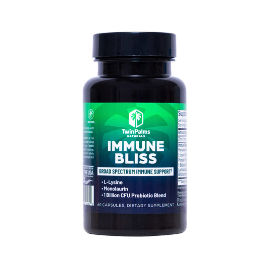 Immune Bliss bottle front view