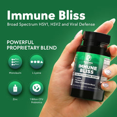 Illustration of 1 Billion CFU probiotic/prebiotic blend in Immune Bliss