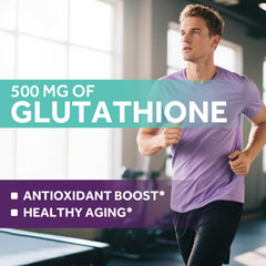 Glutathione supporting immune health and daily energy