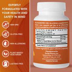 Gluten-free, non-GMO vegan capsules of Immune Health Basics