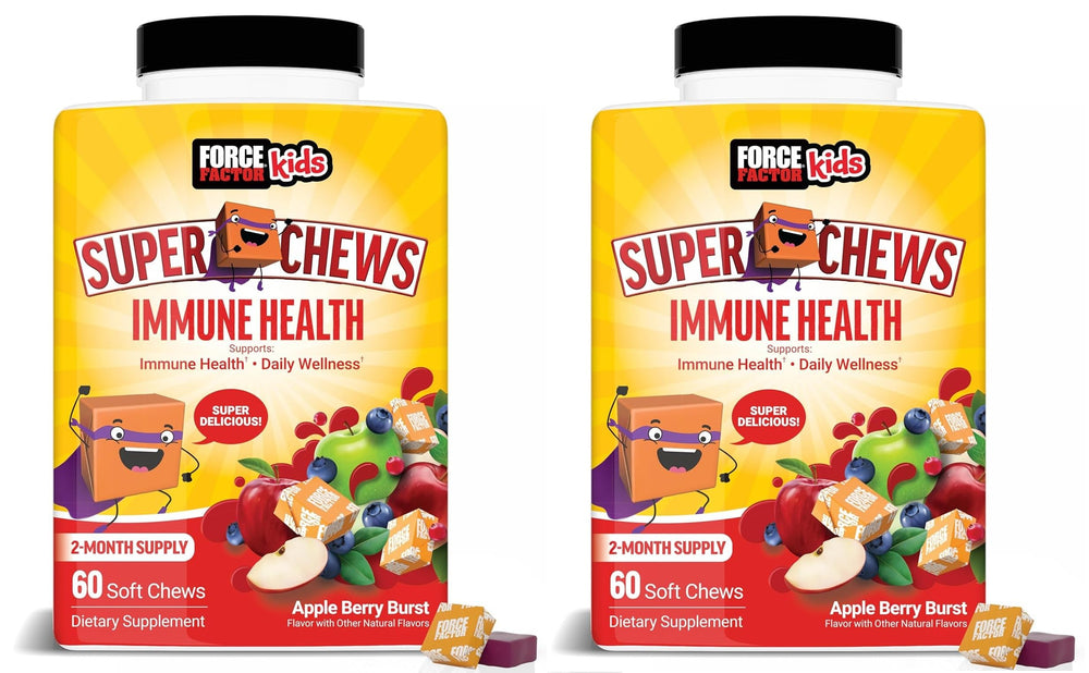 Immune Health Super Chews bottle and packaging for kids
