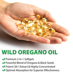 Immune support boost from oregano and black seed oil