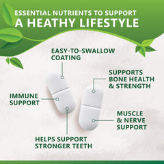 Immune support with calcium and vitamin D3
