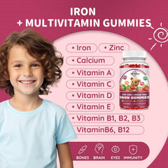 Immune support and energy boosting gummies for kids