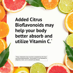 Graphic illustrating vitamin C immune support with Ester-C branding