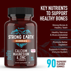 Gummies providing immune support and minerals