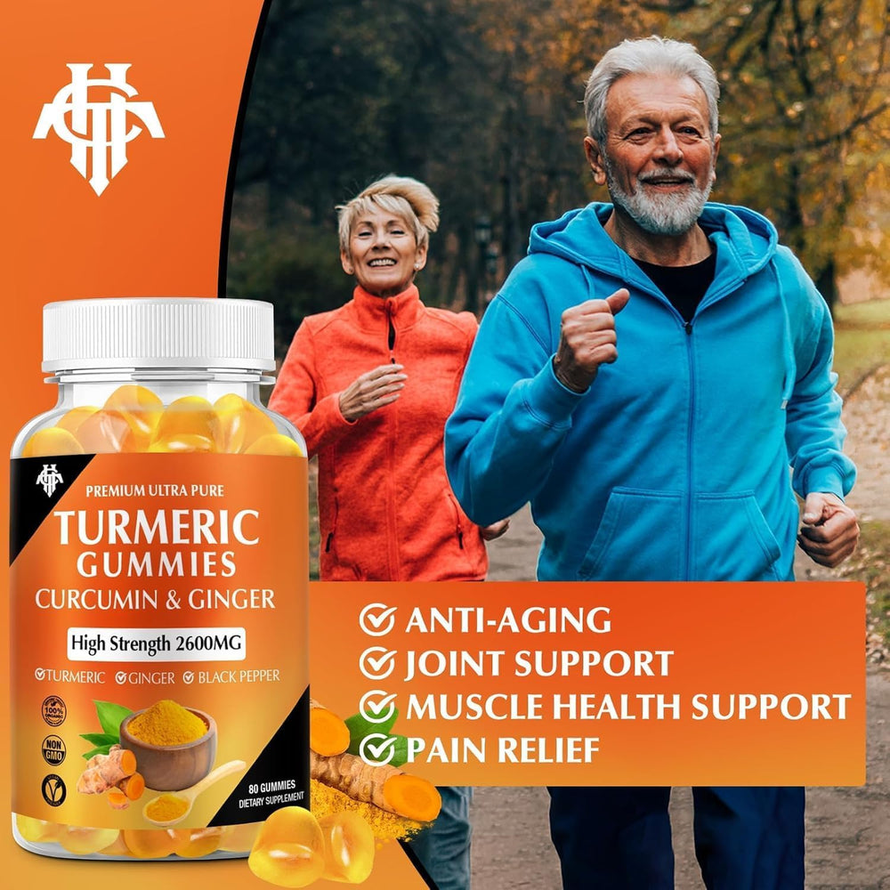 Immunity support with turmeric curcumin gummies