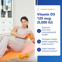 Immune support with Vitamin D3 125 mcg