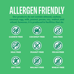 Gluten-free, non-GMO and dairy-free labels