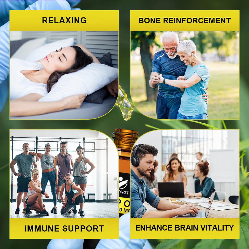 Graphic depicting immunity support benefits of hemp oil